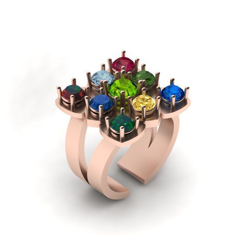 3d-Model difference ring 3D print model_2