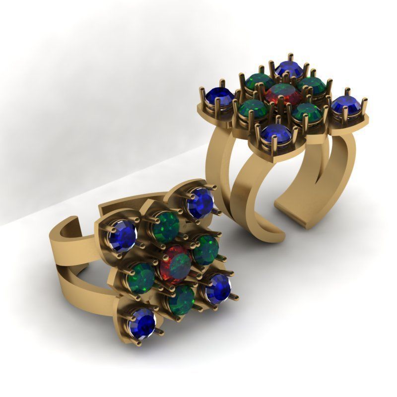 3d-Model difference ring 3D print model_5