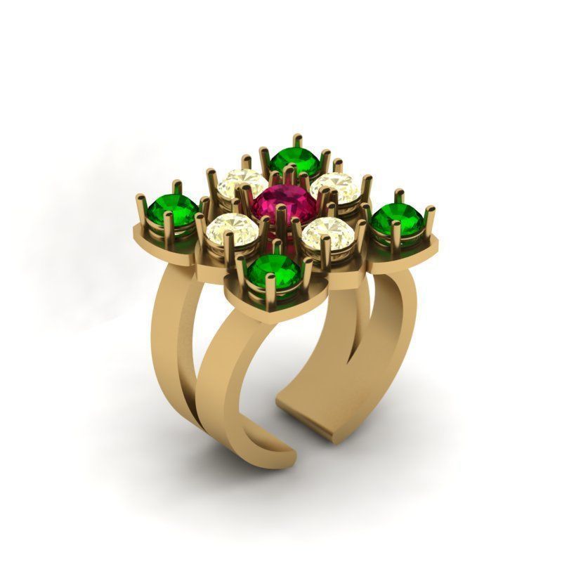 3d-Model difference ring 3D print model_9