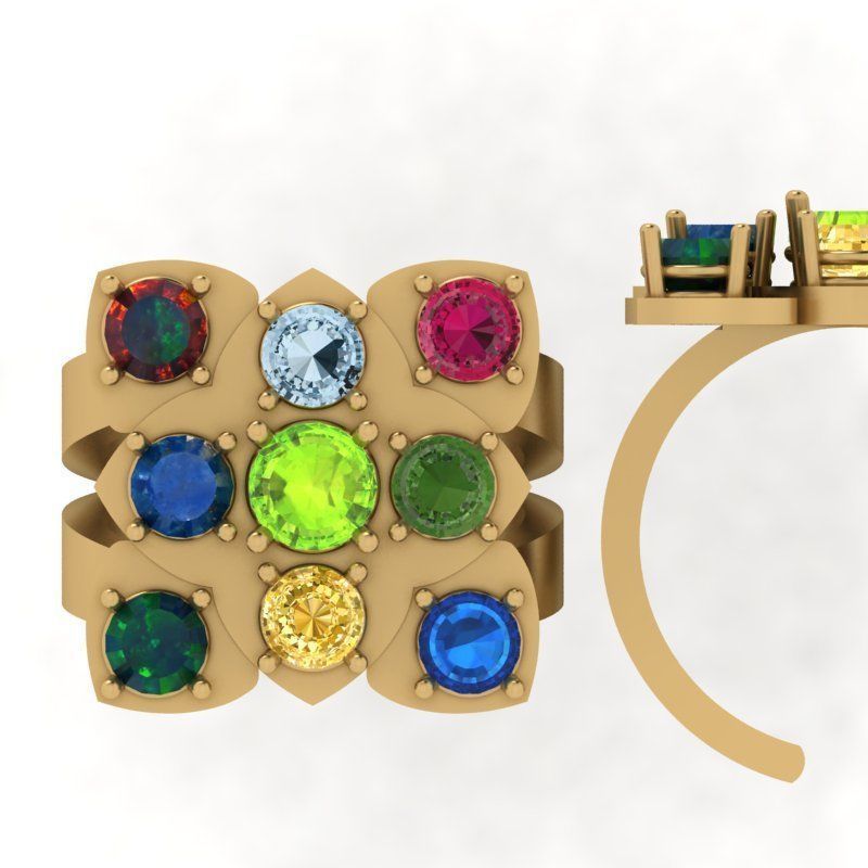 3d-Model difference ring 3D print model_1