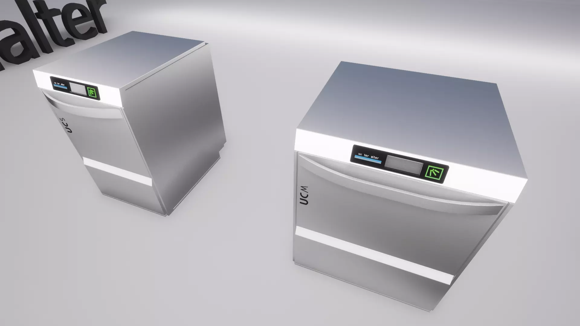 REALISTIC - Winterhalter UC serie - DISHWASHER EXPERTS Low-poly 3D model