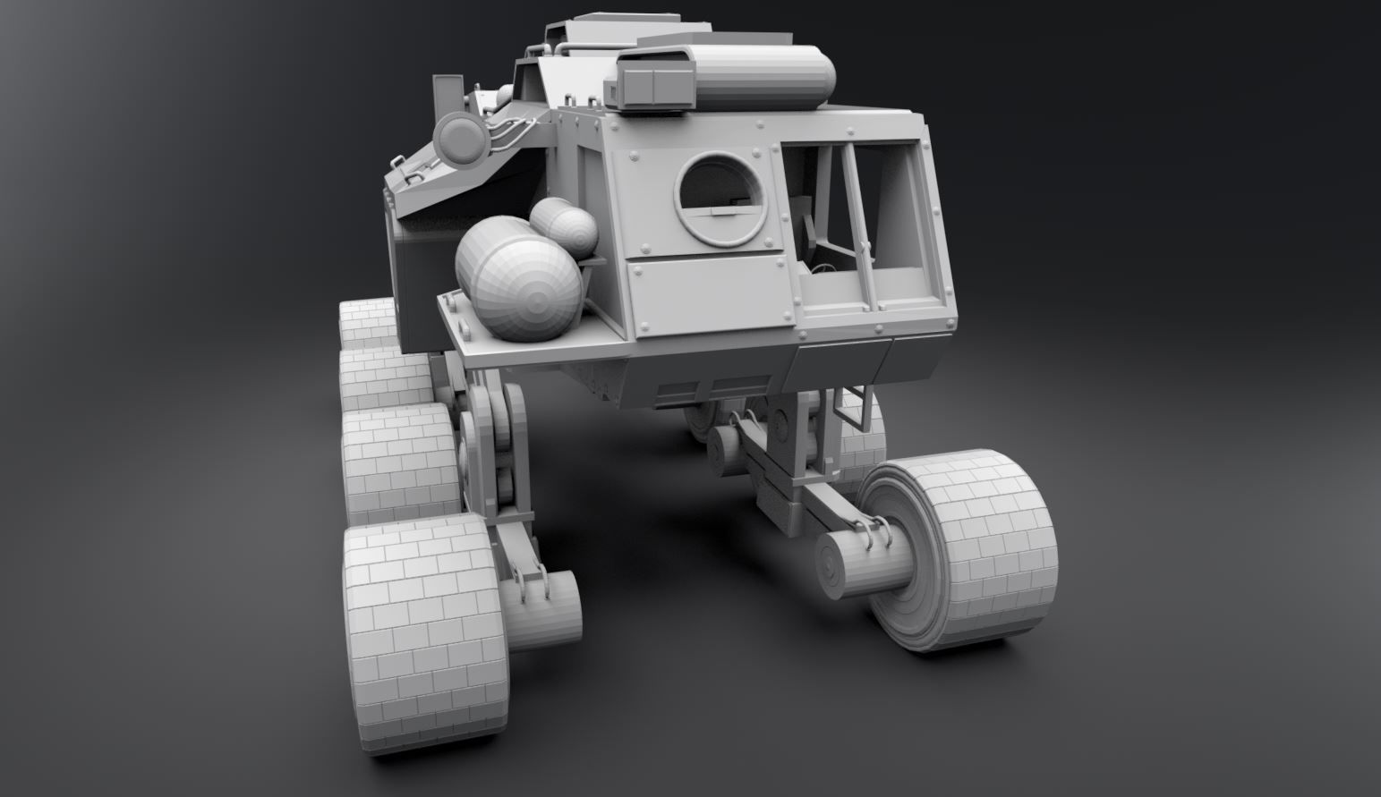 Jordans Daihotai Tractor Scale model   3D print model_4