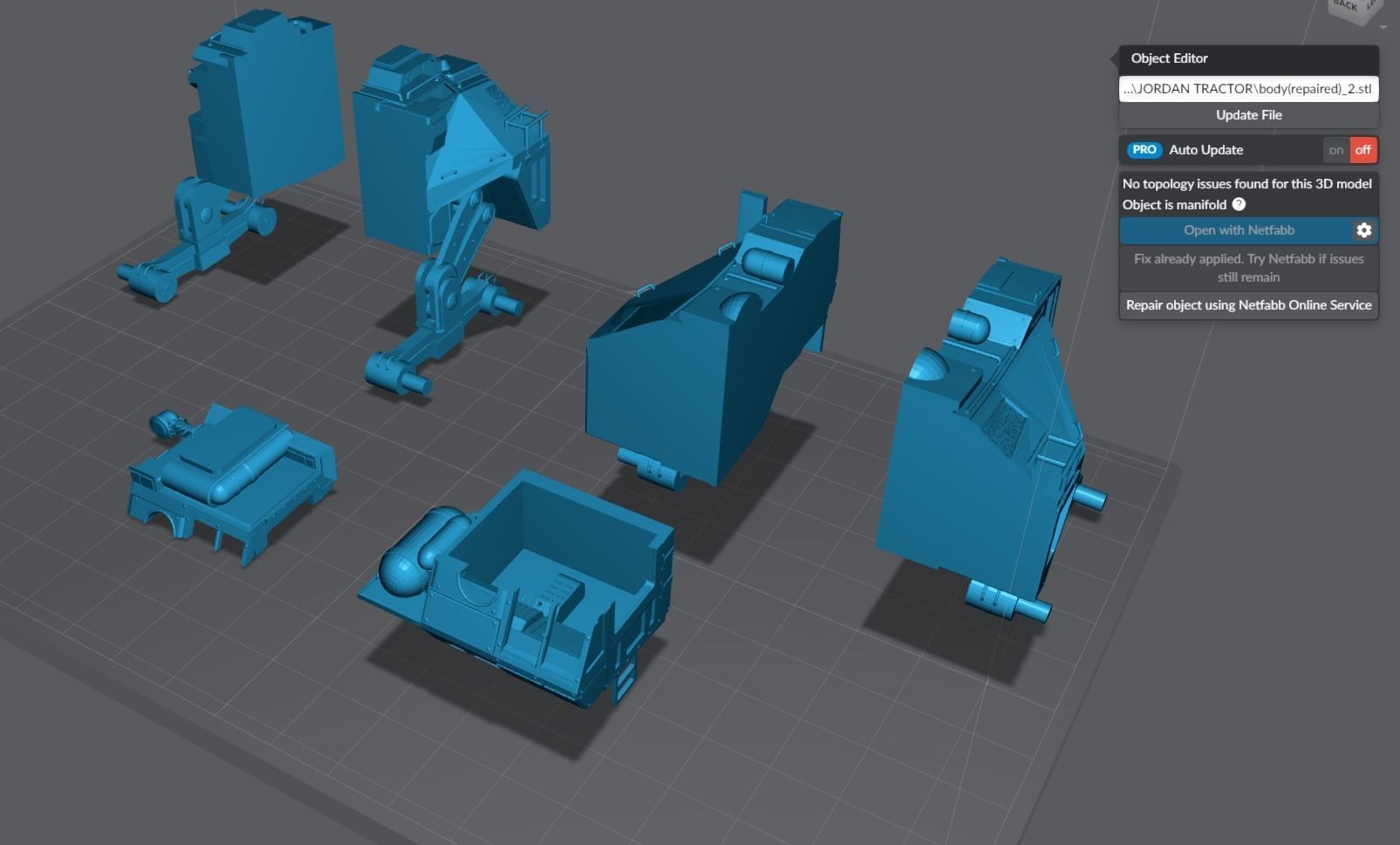 Jordans Daihotai Tractor Scale model   3D print model_5