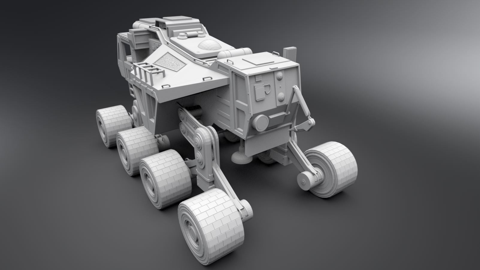 Jordans Daihotai Tractor Scale model   3D print model_2