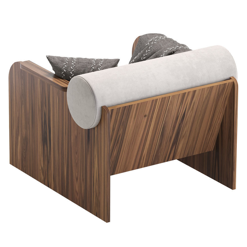 Crump and Kwash June Lounge Chair 3D model_1