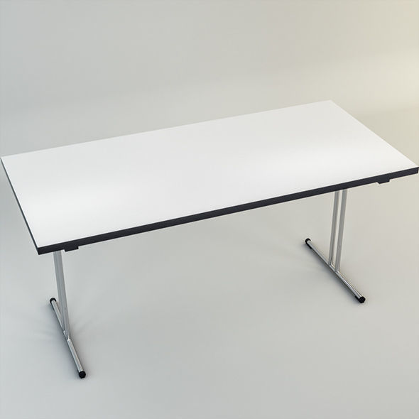 Office Desk 3D model_7