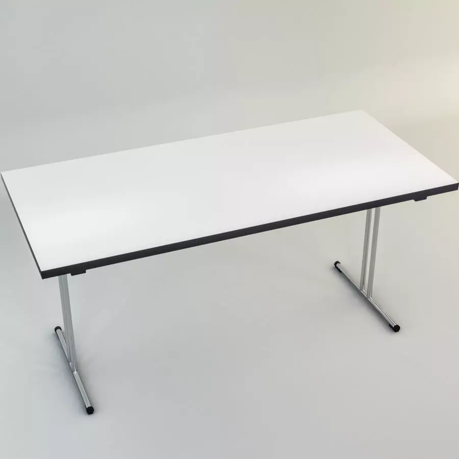 Office Desk 3D model_0