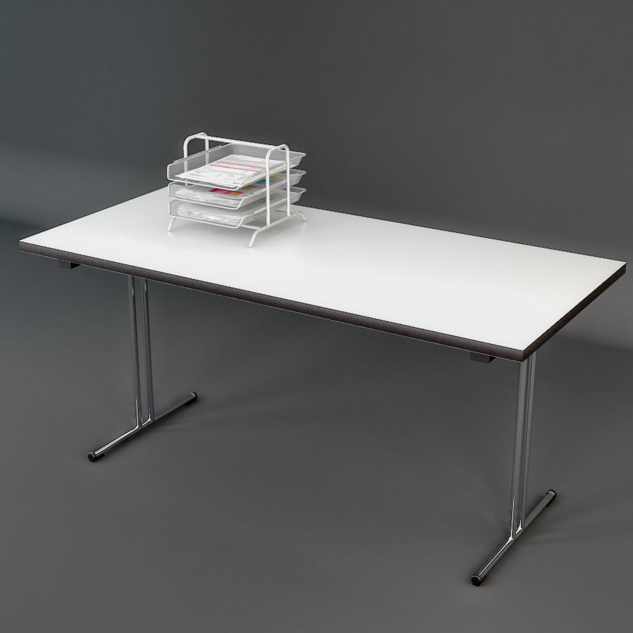 Office Desk 3D model_1
