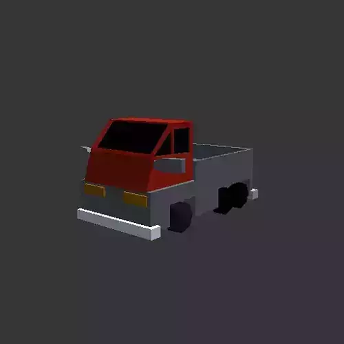 truck  car model making in prisma 3d app in mobile 3D model