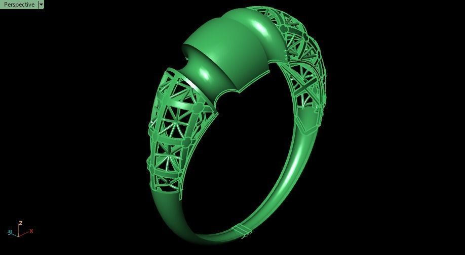 Turkish ring 3D print model_17