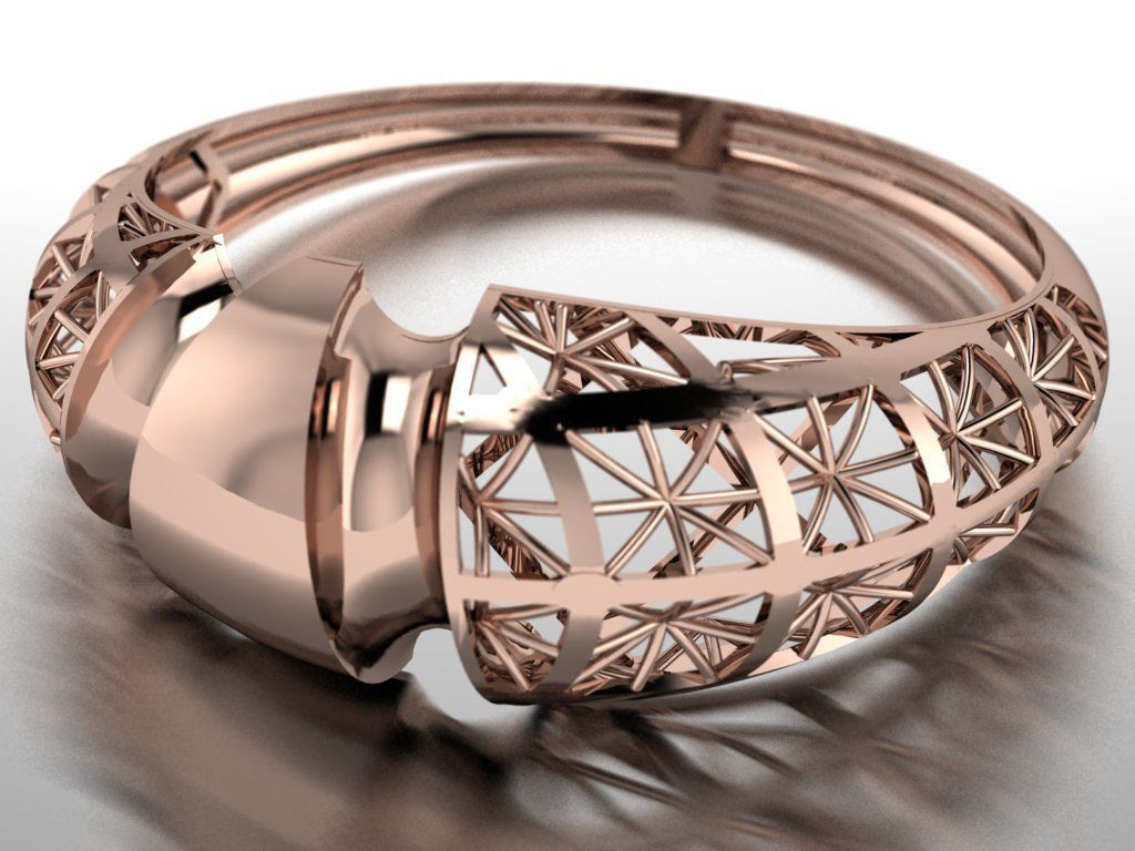 Turkish ring 3D print model_2