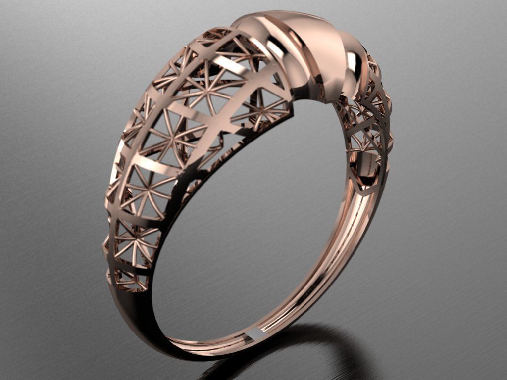 Turkish ring 3D print model_3