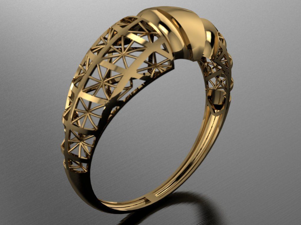 Turkish ring 3D print model_1