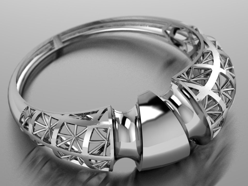 Turkish ring 3D print model_4