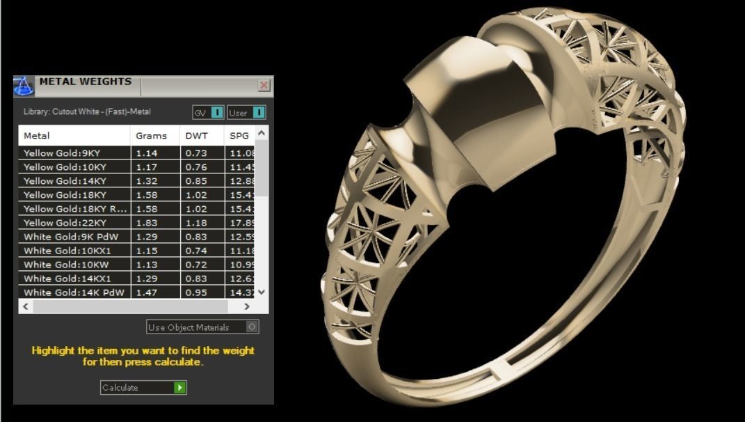 Turkish ring 3D print model_12