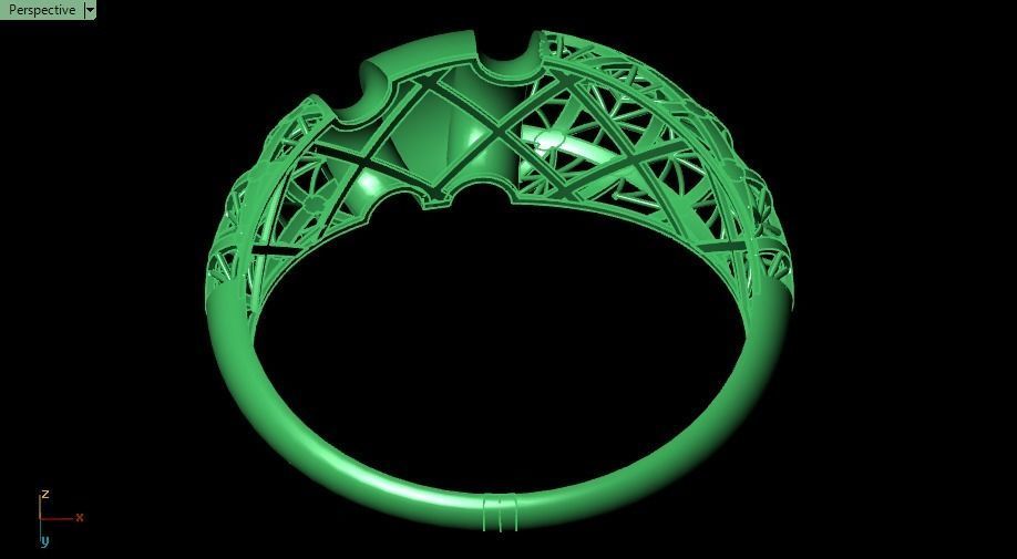 Turkish ring 3D print model_15