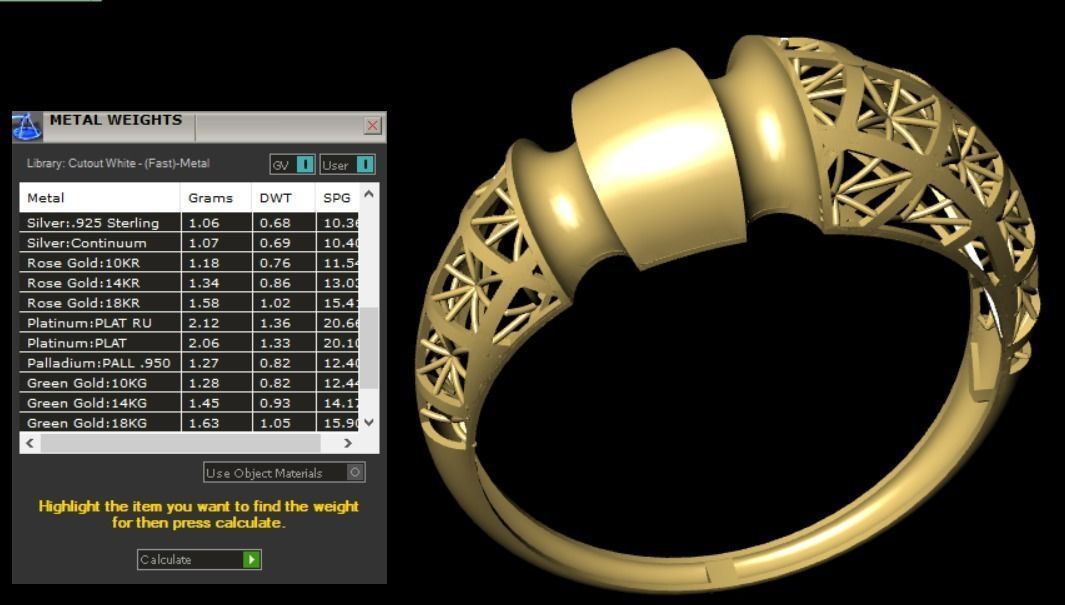 Turkish ring 3D print model_11