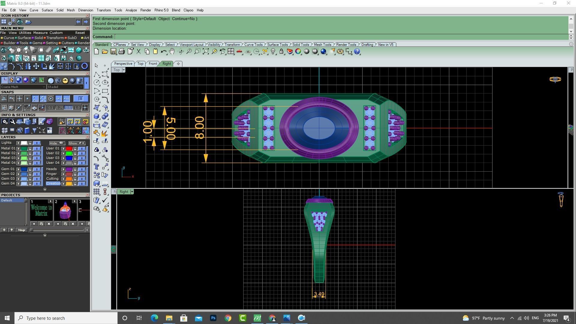 3d-Model men ring 3D print model_20