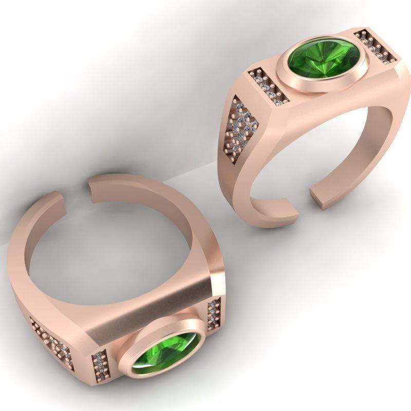 3d-Model men ring 3D print model_10