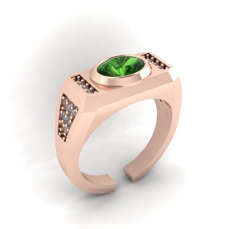 3d-Model men ring 3D print model_15