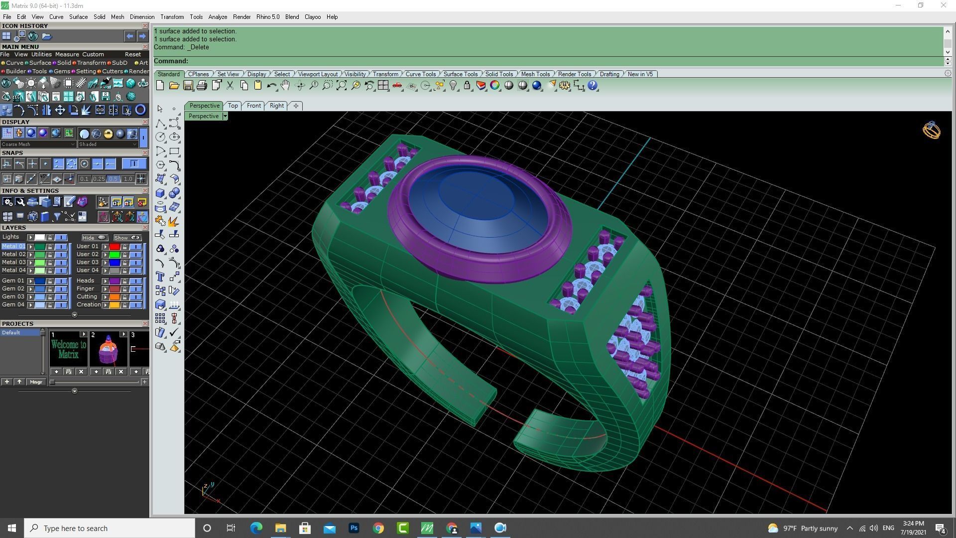 3d-Model men ring 3D print model_21