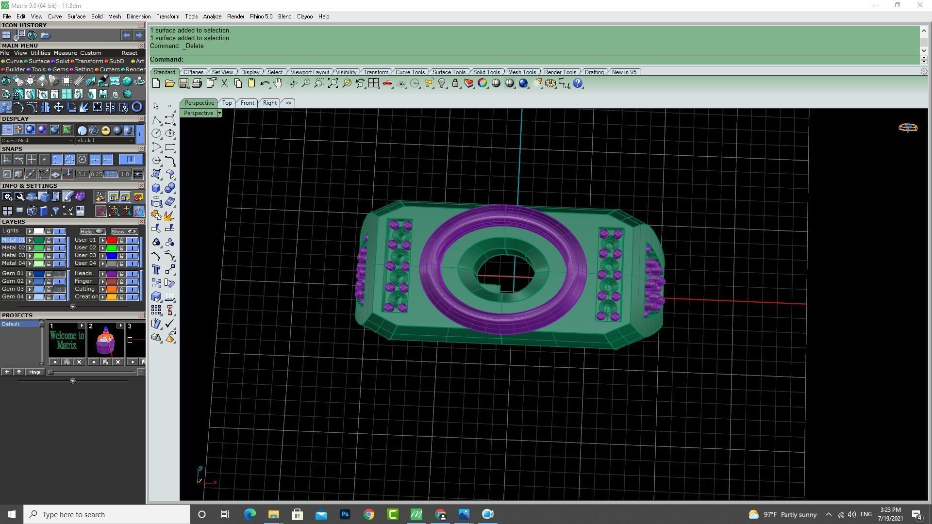 3d-Model men ring 3D print model_25