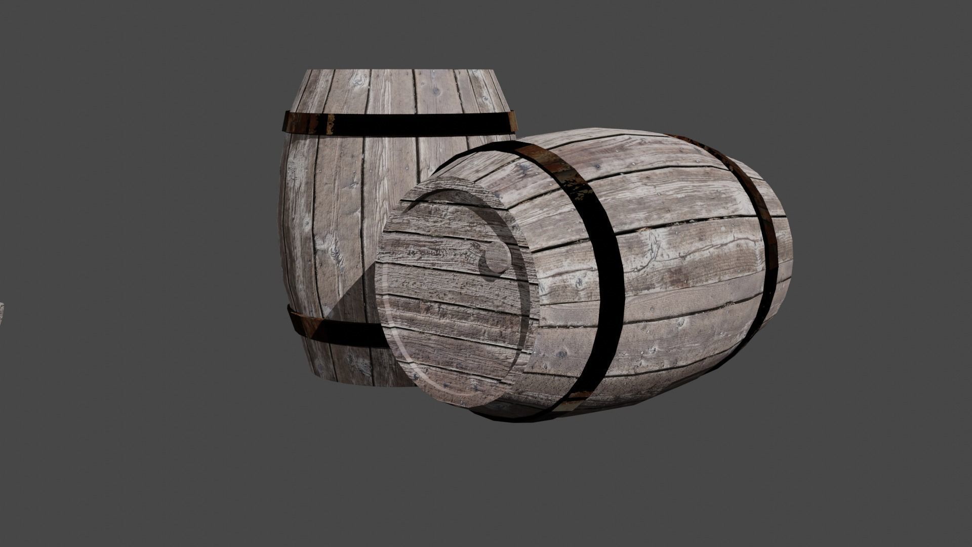 Medieval Game Set Low-poly 3D model_7