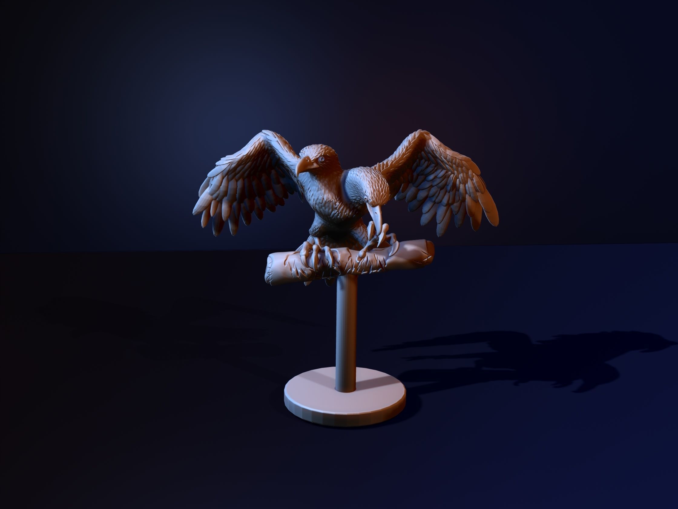 two-headed eagle 3D print model_2