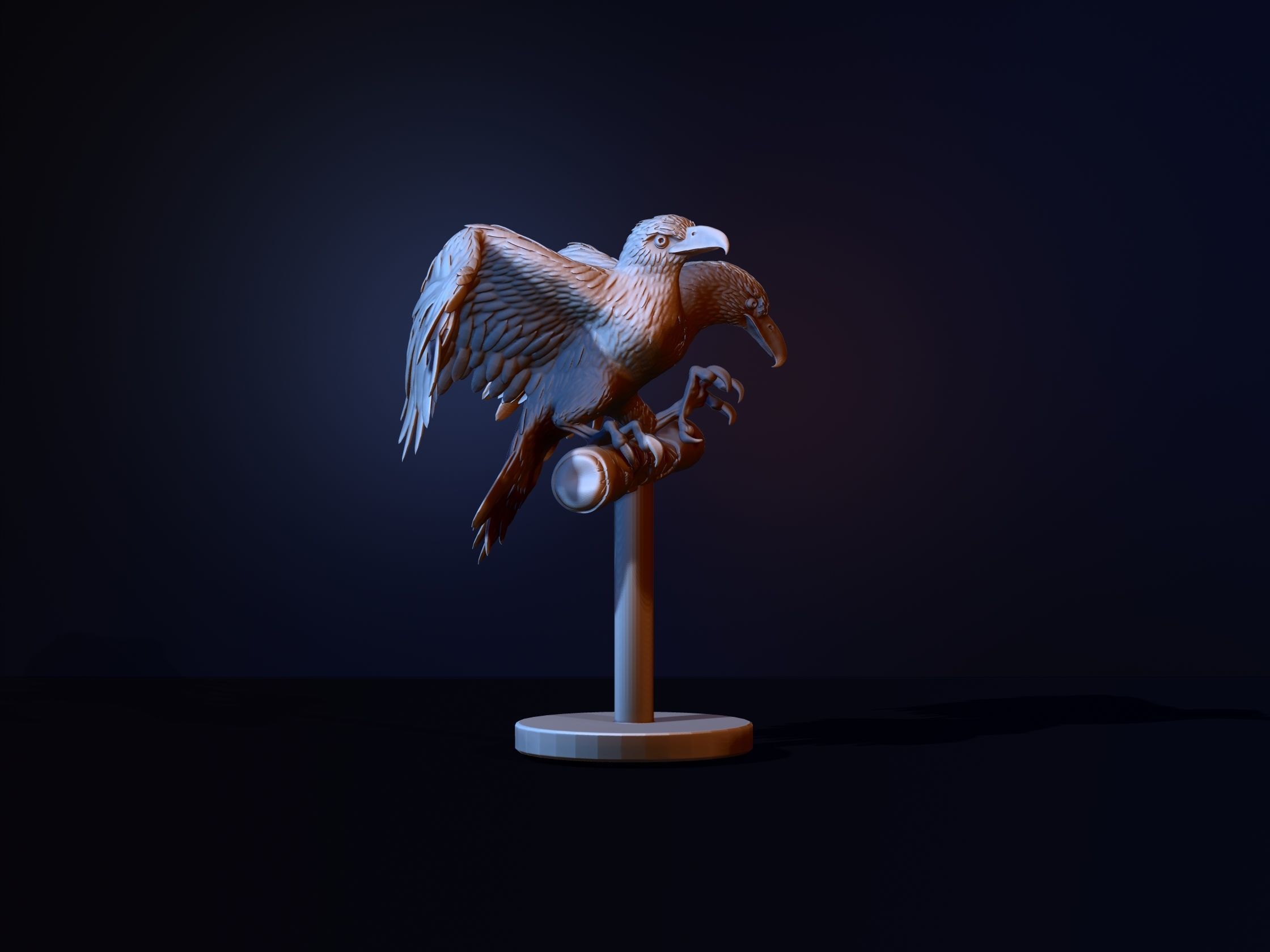 two-headed eagle 3D print model_8