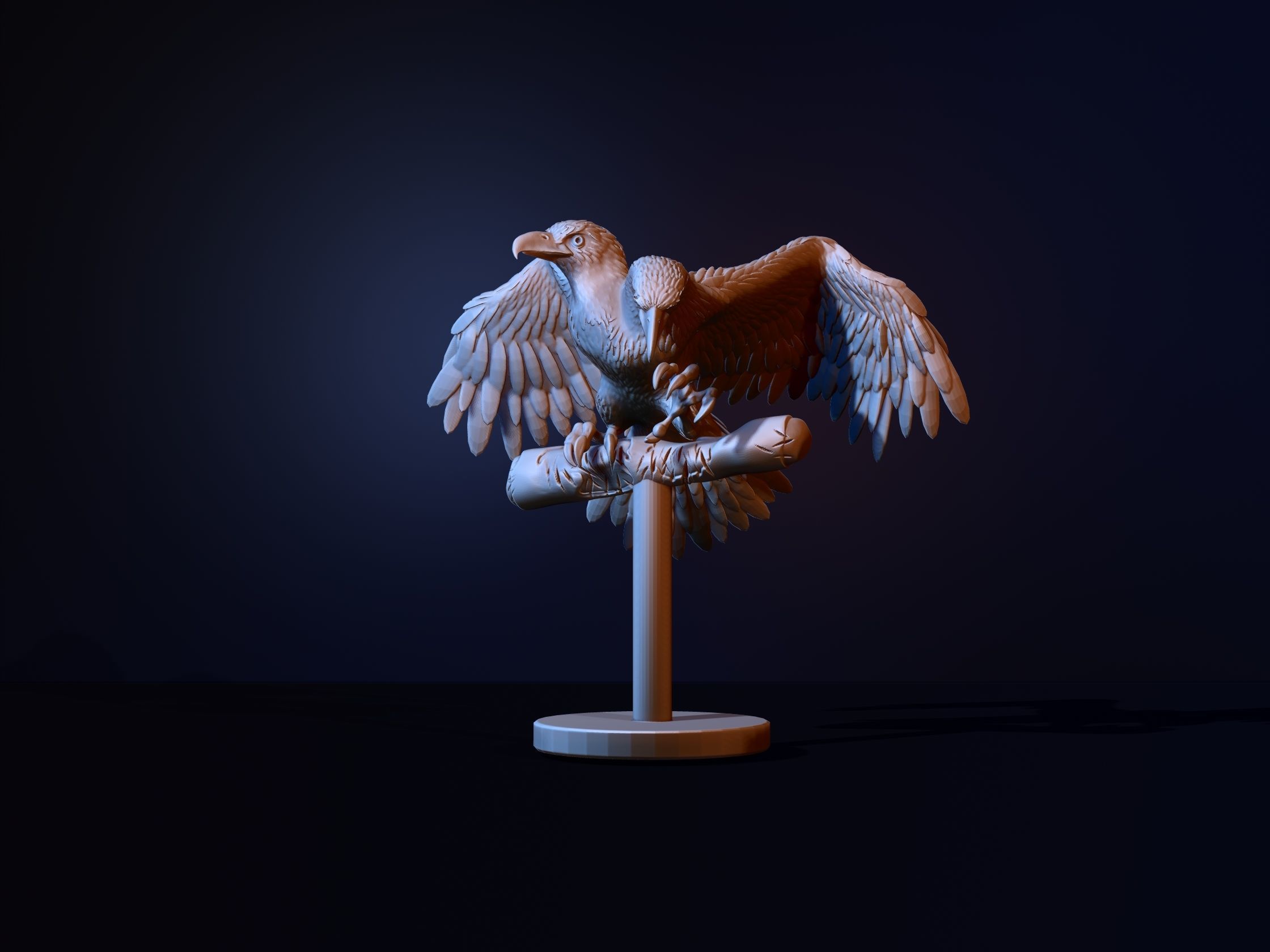 two-headed eagle 3D print model_3