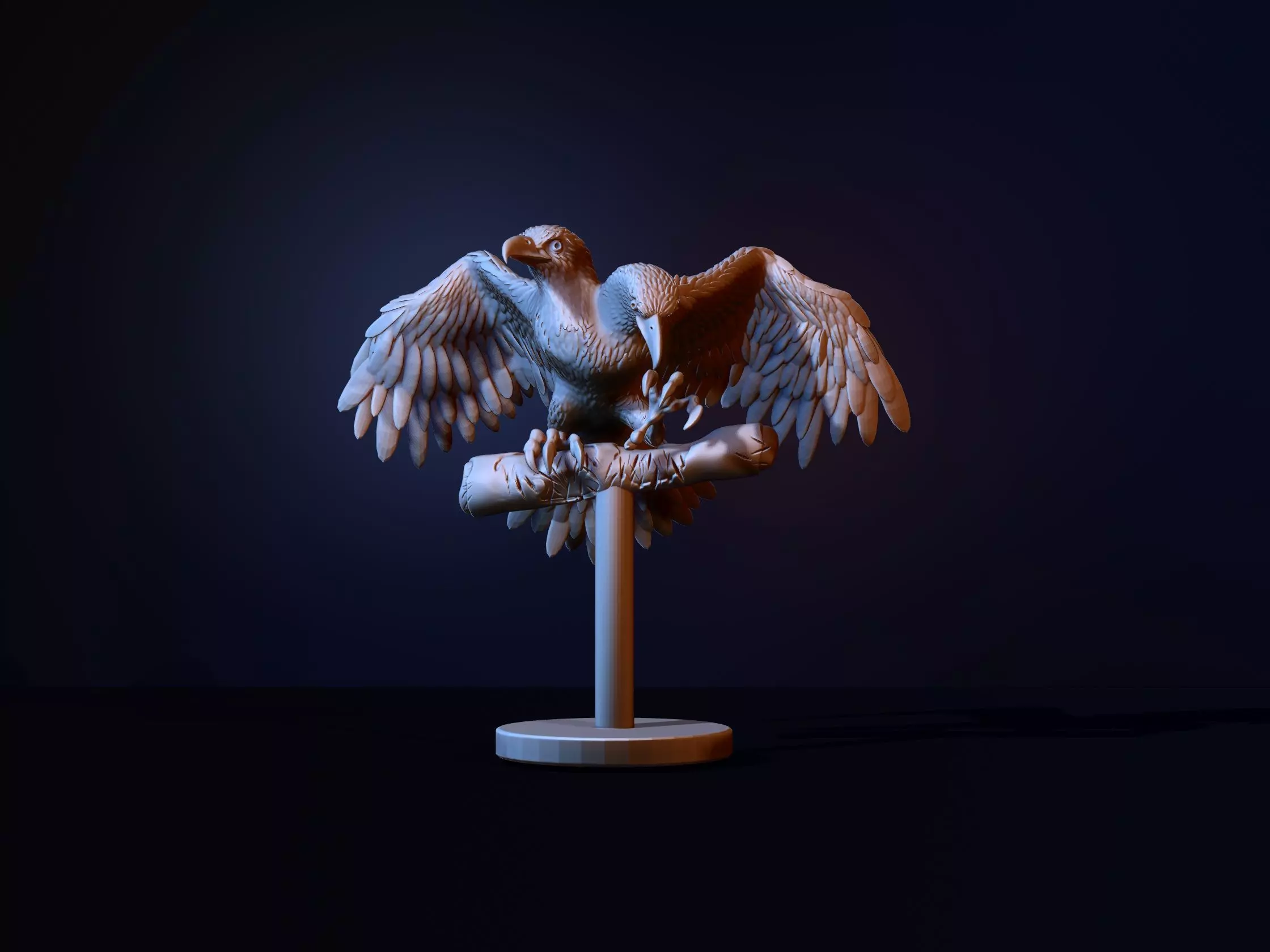 two-headed eagle 3D print model_0