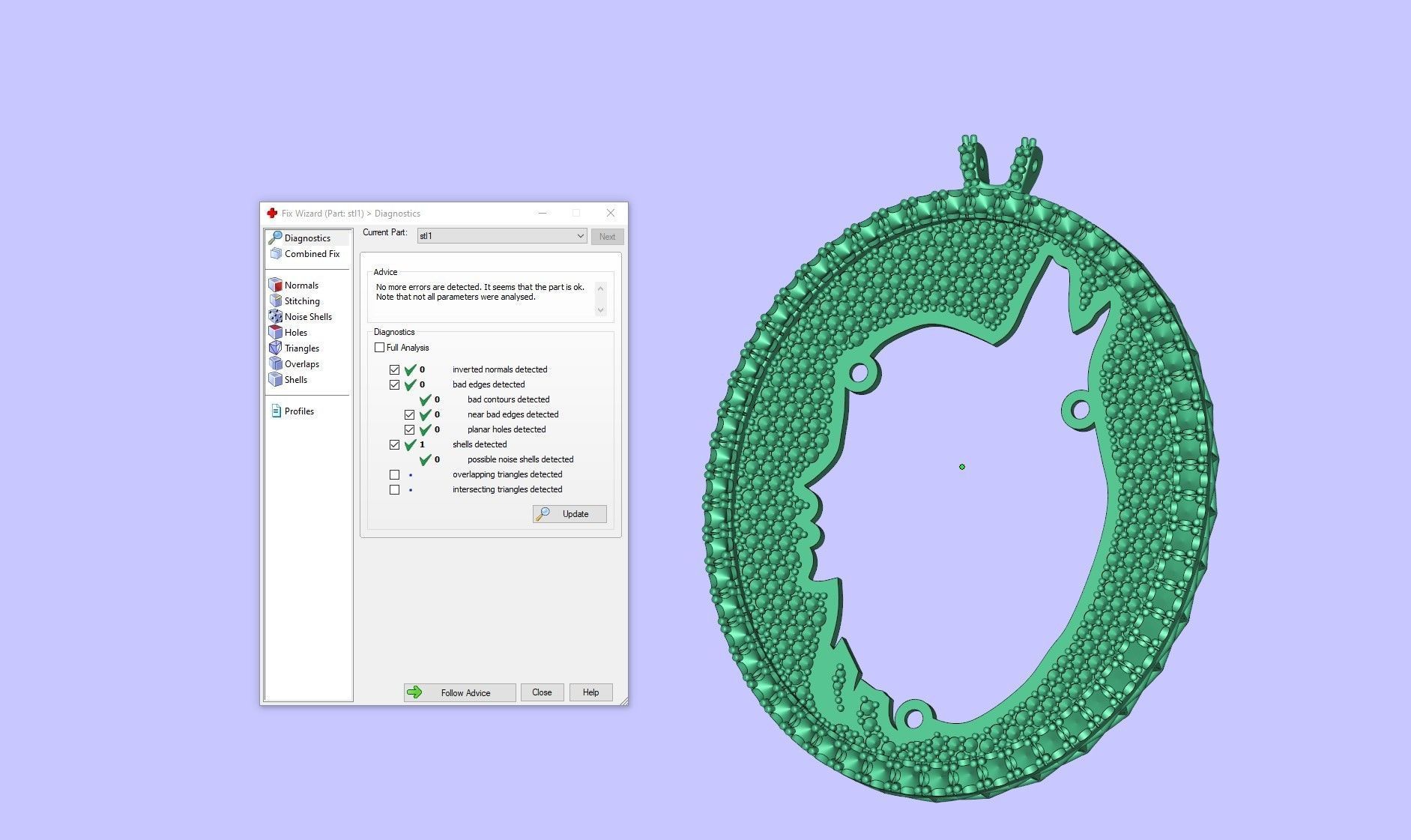 Pendant girl in the image of a wolf 3D print model_10