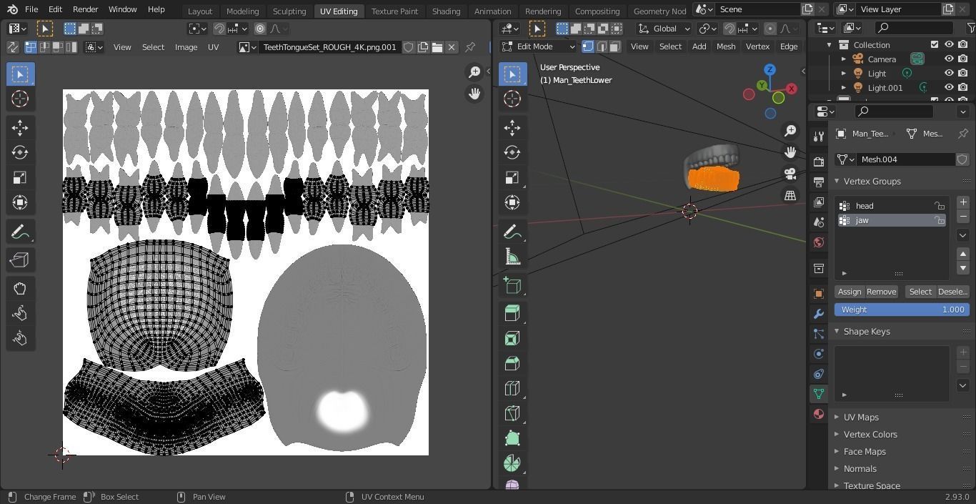 Oral dental teeth 3D model_6