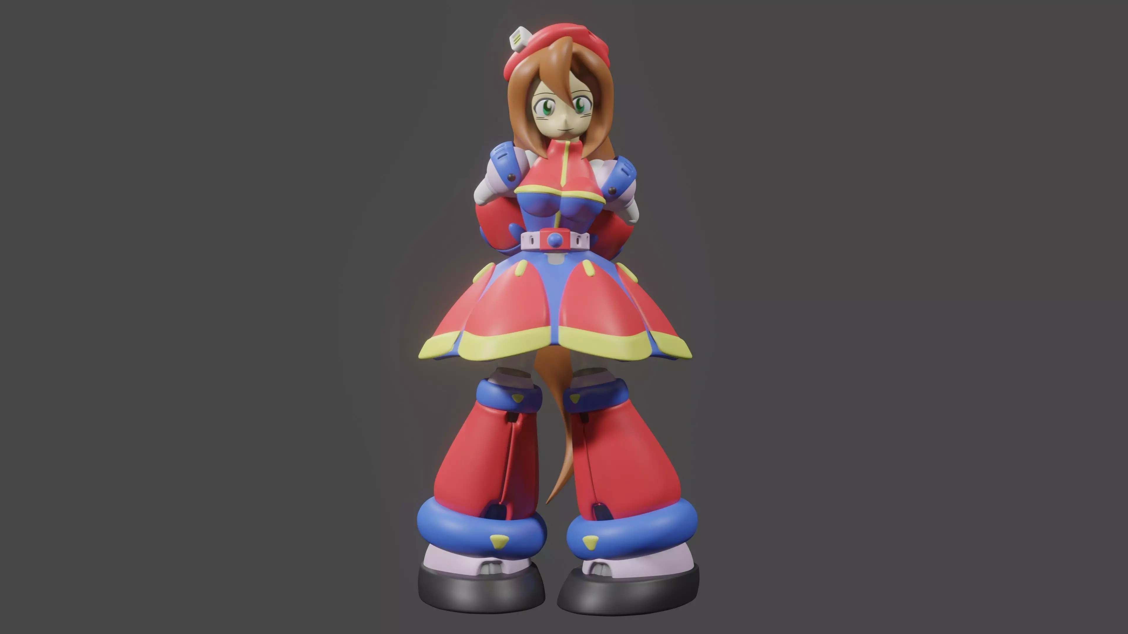 Iris from Megaman X4 3D print model_0