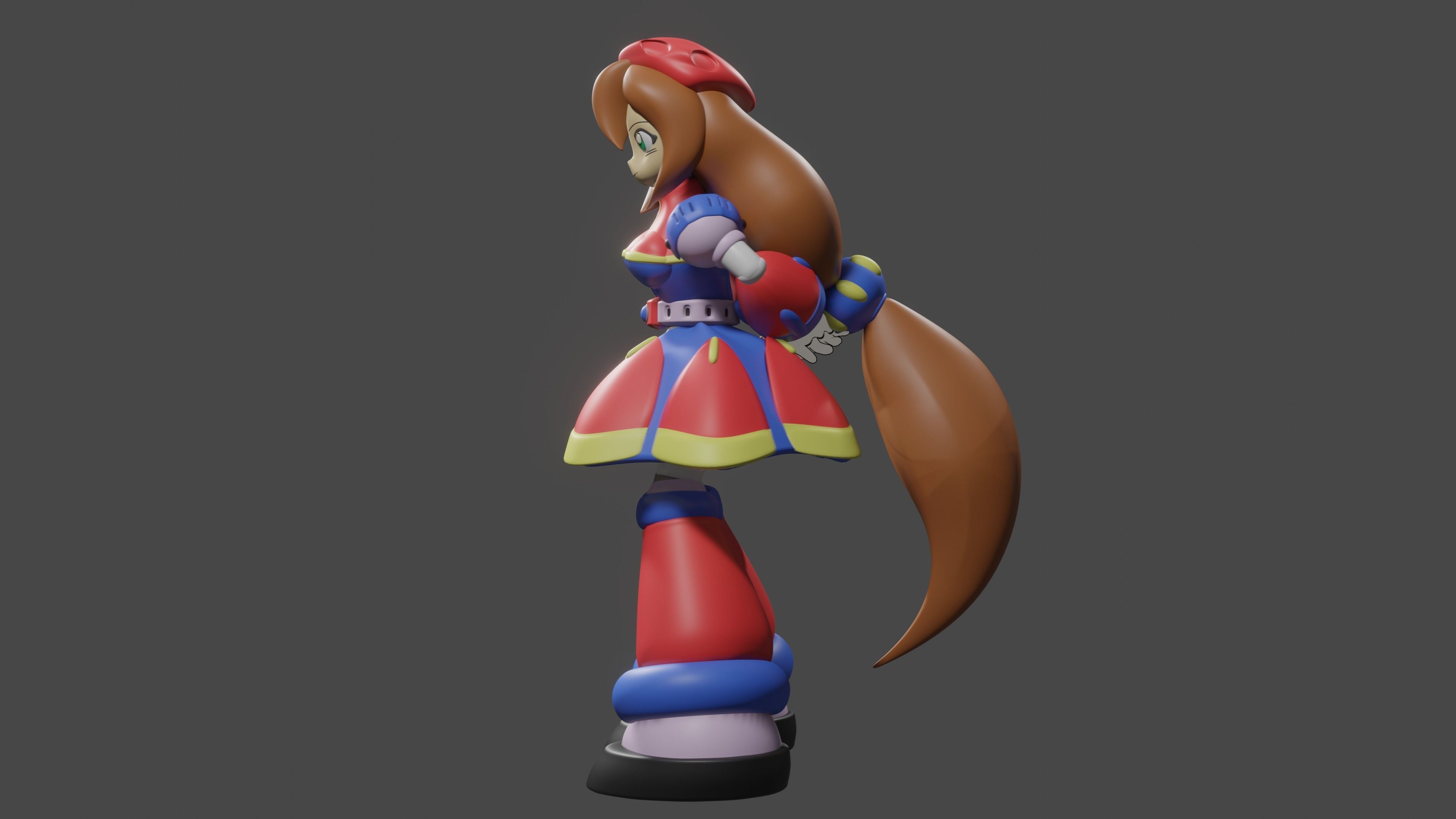 Iris from Megaman X4 3D print model_4