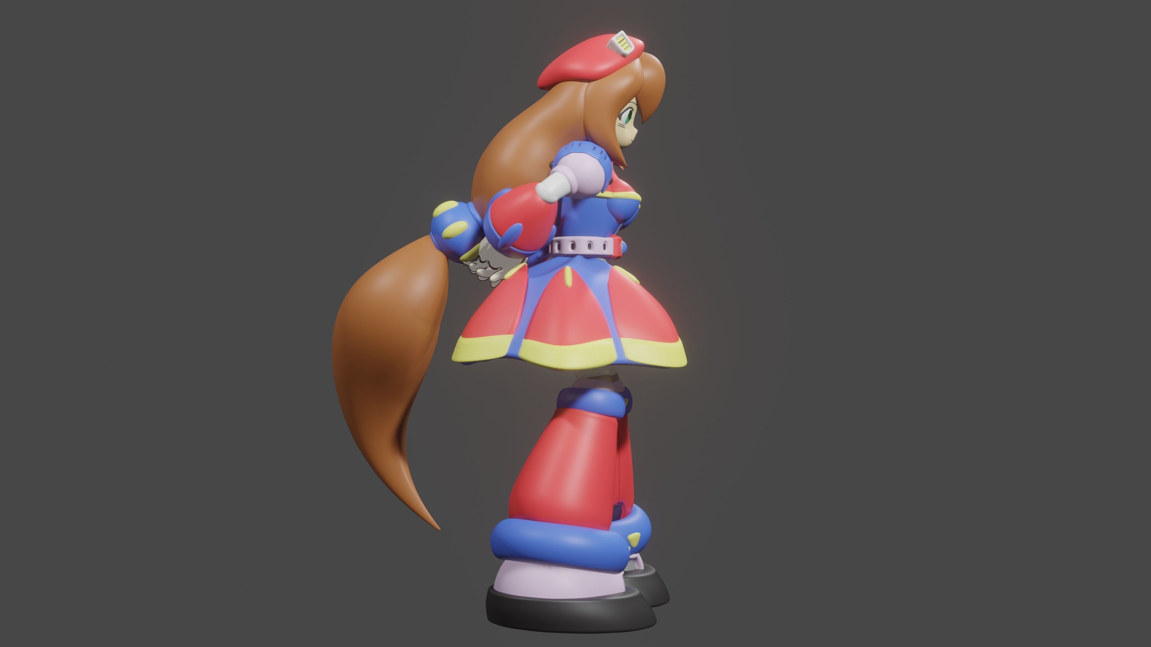Iris from Megaman X4 3D print model_2