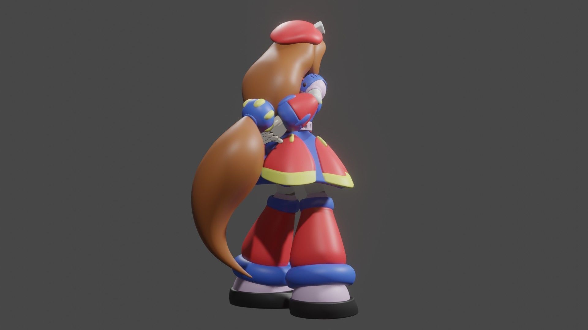 Iris from Megaman X4 3D print model_6