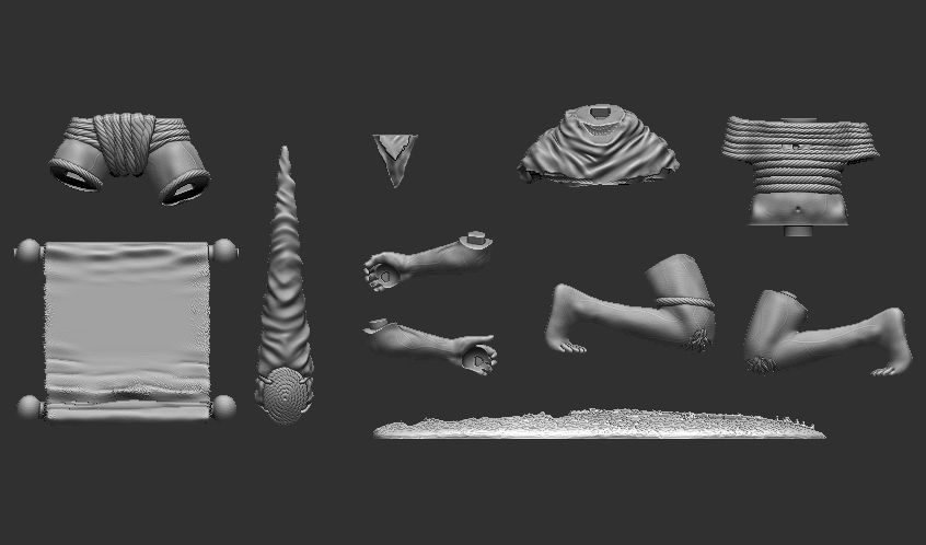 Deogracias from Blasphemous 3D print model_10