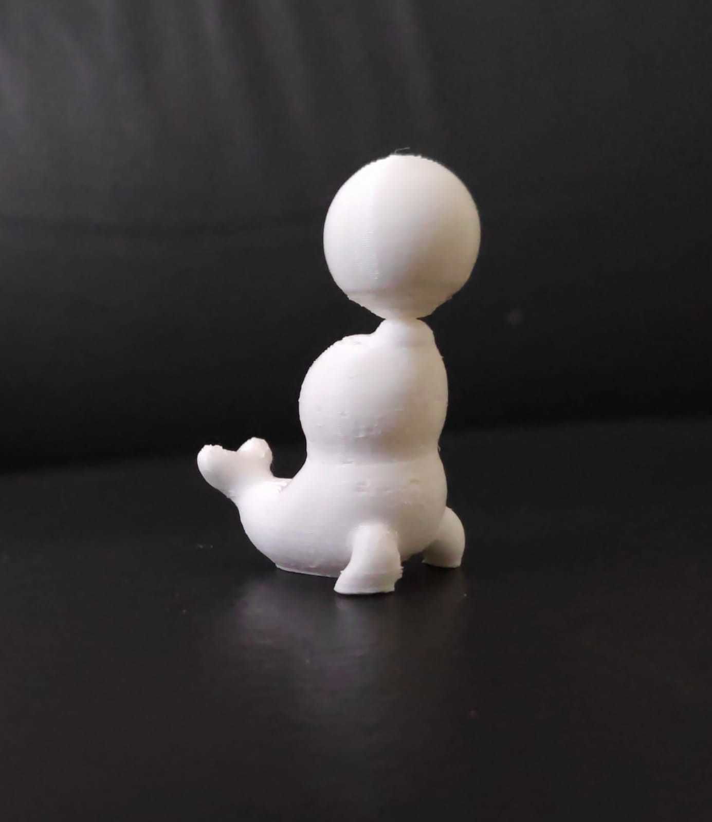 Seal Playing Ball 3D print model_4