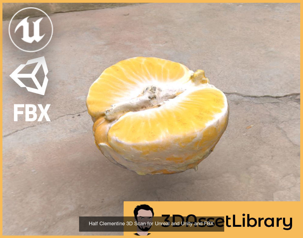 Fruit And Veg 3D Scan Collection for Unreal and Unity and FBX _32