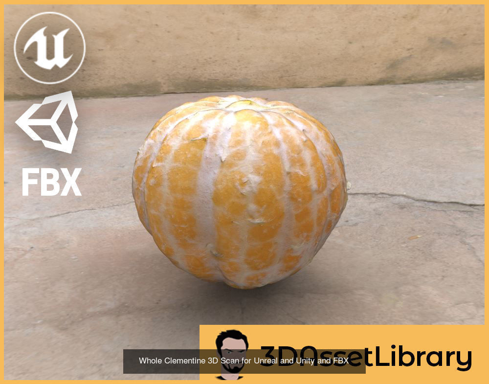 Fruit And Veg 3D Scan Collection for Unreal and Unity and FBX _33