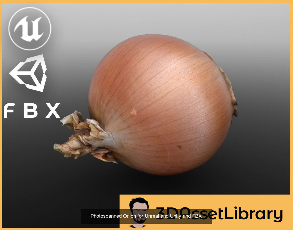 Fruit And Veg 3D Scan Collection for Unreal and Unity and FBX _24