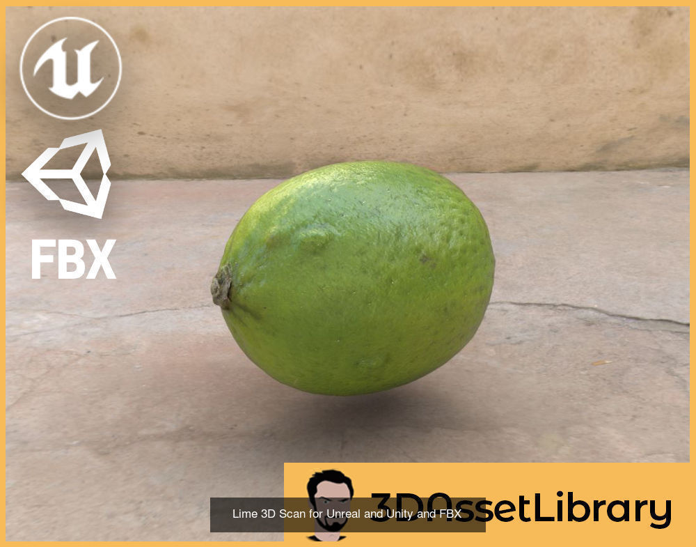 Fruit And Veg 3D Scan Collection for Unreal and Unity and FBX _38