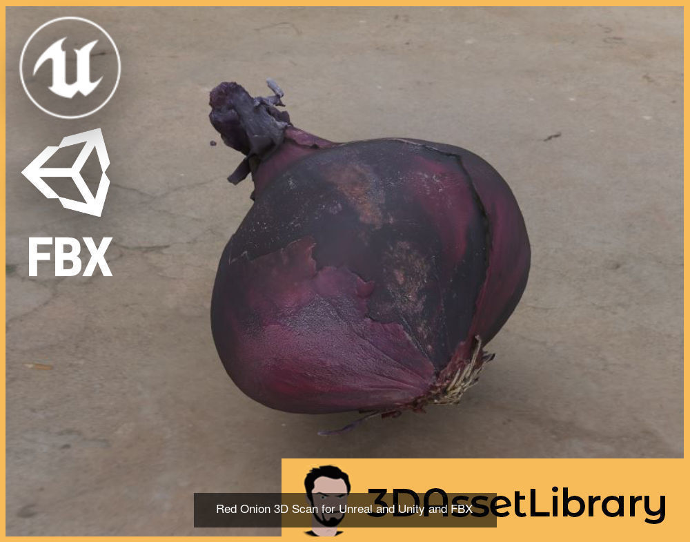 Fruit And Veg 3D Scan Collection for Unreal and Unity and FBX _29