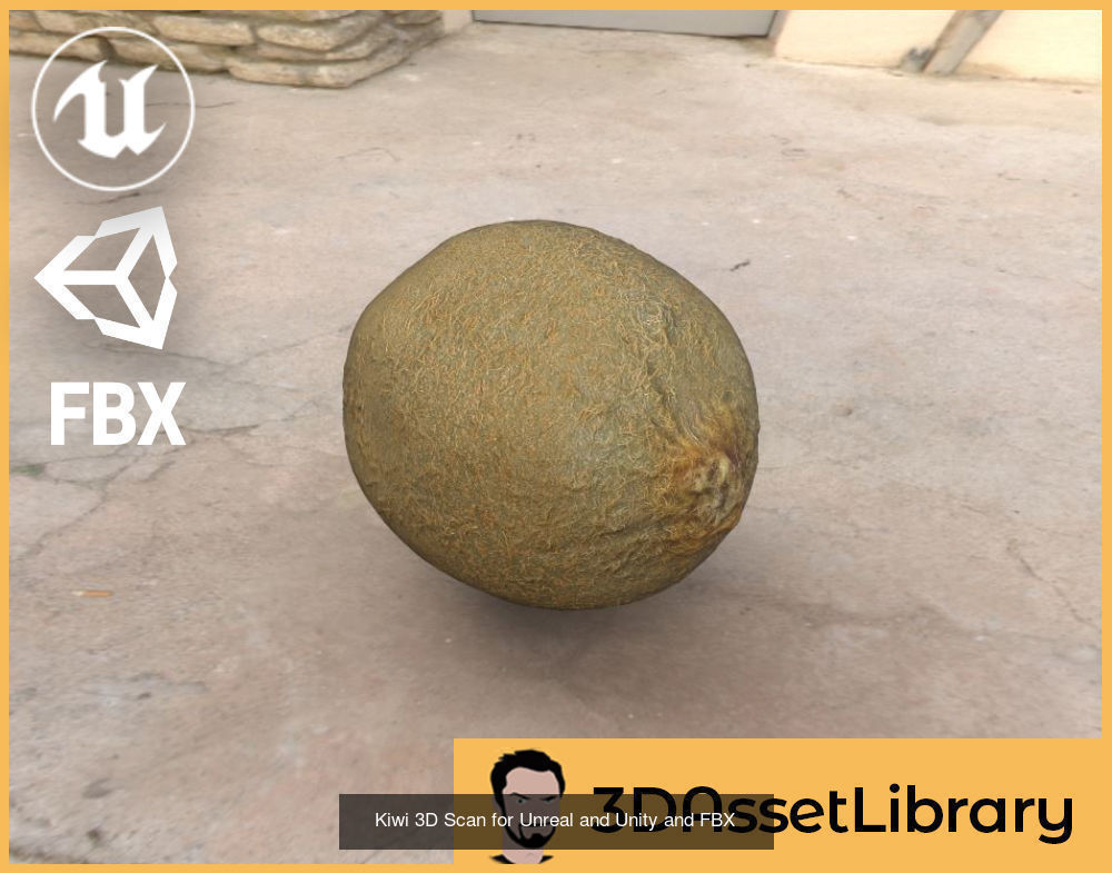 Fruit And Veg 3D Scan Collection for Unreal and Unity and FBX _36