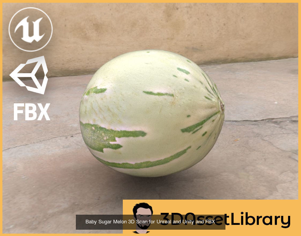 Fruit And Veg 3D Scan Collection for Unreal and Unity and FBX _39