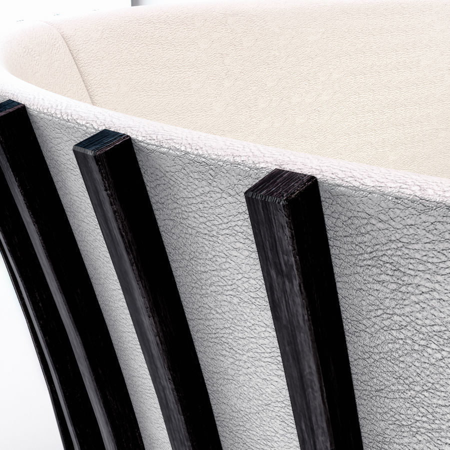 Round sofa 3D model_8