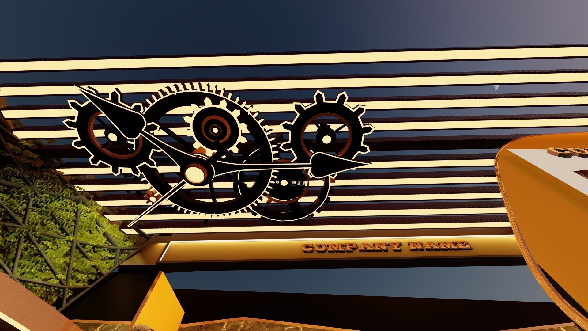 Exhibition stand  3D model_5