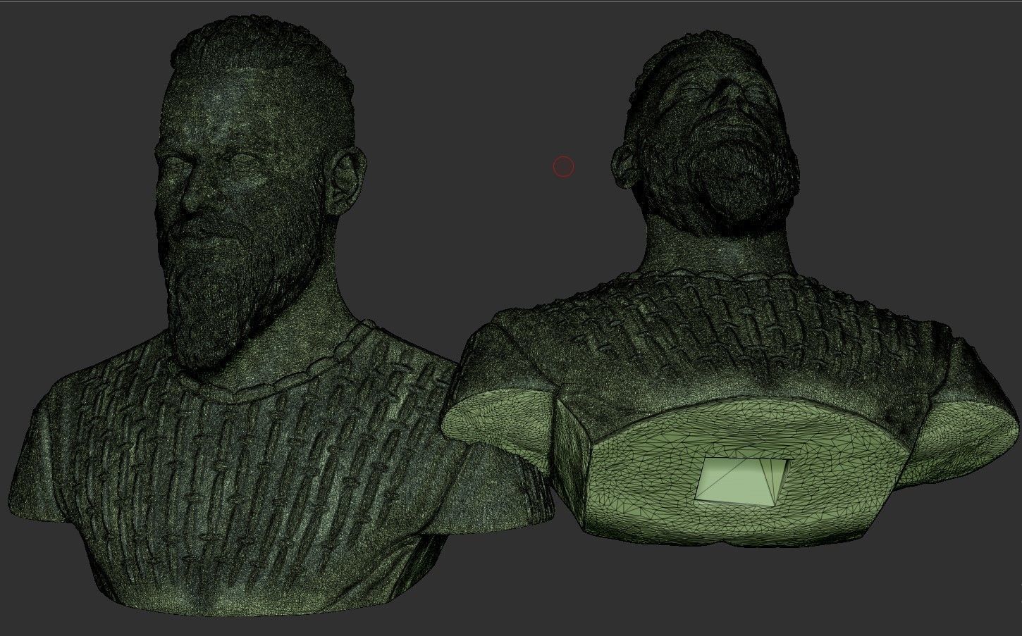 Ragnar Lothbrok Bust 3D print model_21