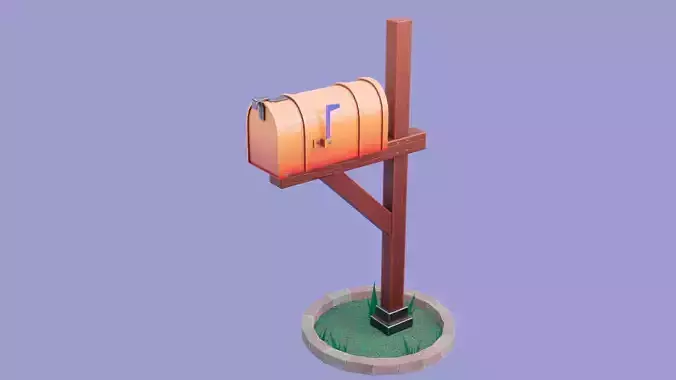 Stylized American Mailbox
